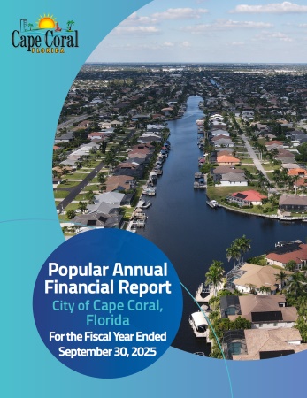 Cover of 2025 popular annual financial report